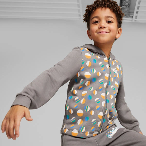 ESS+ Sommerlejr Hoodie til Småbørn fra PUMA: Sol, Leg & Stil i Én!